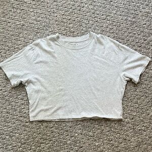 Abercrombie & Fitch Light Gray Tee